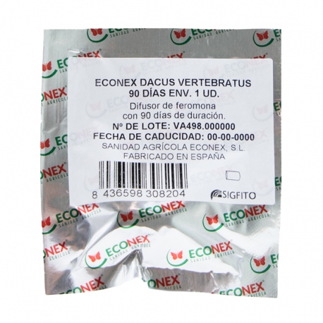 ECONEX DACUS VERTEBRATUS 90 DÍAS ENV. 1 UD.