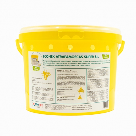 ECONEX ATRAPAMOSCAS SÚPER 8 L