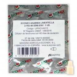 ECONEX ANARSIA LINEATELLA 2 MG 40 JOURS 1 U.