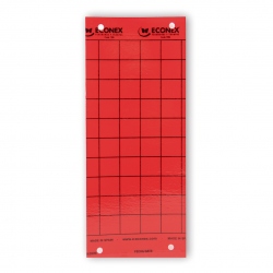 ECONEX CROMATICA ROJA 10 X 25 CM