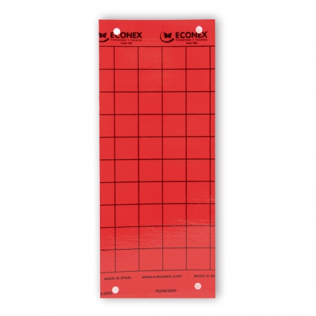 ECONEX CROMATICA ROJA 10 X 25 CM