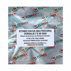 ECONEX DACUS (BACTROCERA) DORSALIS 2 G 90 DÍAS ENV. 1 UD.
